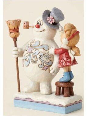 NWT JIM SHORE FROSTY THE SNOWMAN "THE MAGIC'S IN THE HAT" FIGURE #6001579 ENESCO